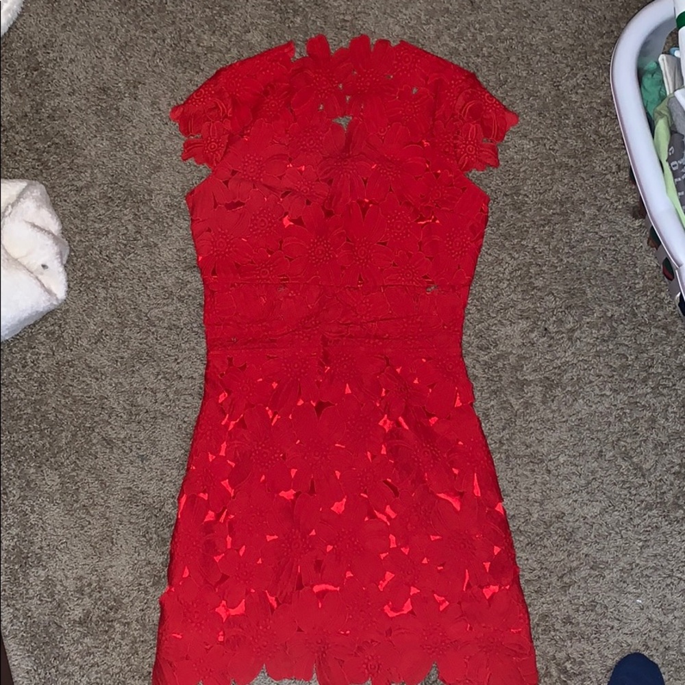 Red dress
